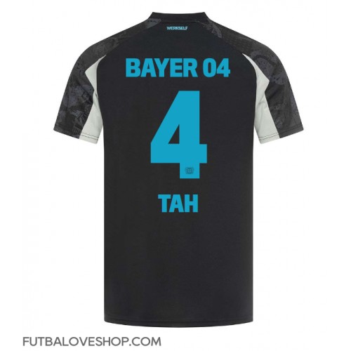 Dres Bayer Leverkusen Jonathan Tah #4 Tretina 2024-25 Krátky Rukáv